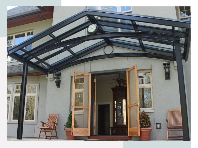 Козырьки металлические в Химках